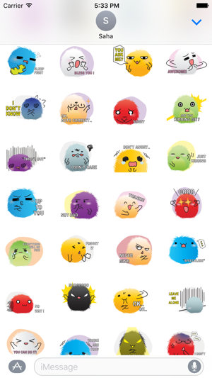 Ball Stickers Winter for iMessage(圖2)-速報App