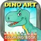 Icon DinoArt Dinosaurs Coloring Book For Kids & Toddler