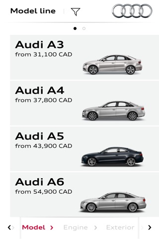 Audi Configurator CA screenshot 2