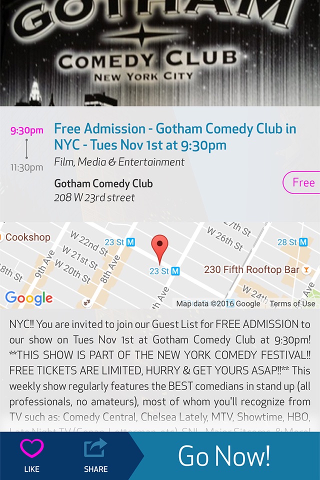 Gohilo - NYC Events Today, Right Near You screenshot 2