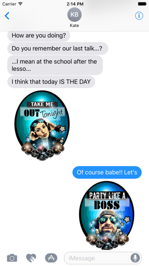 Let's Party Stickers for iMessages(圖5)-速報App