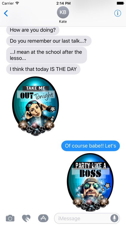 Let's Party Stickers for iMessages screenshot-4