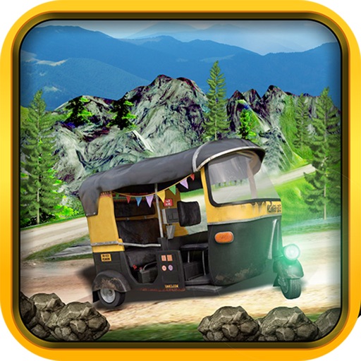 Extreme Off Road Auto Rickshaw Driving-Simulation Icon