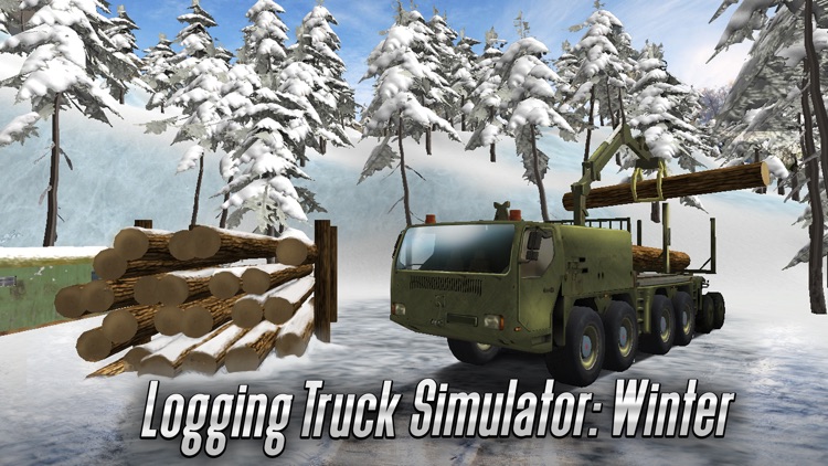 Winter Logging Truck Simulator 3D