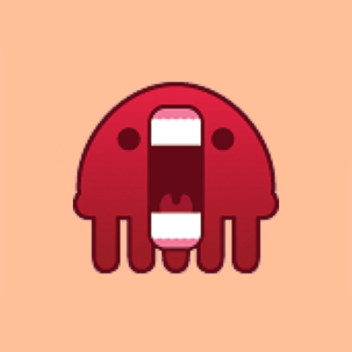 Red Jelly Sticker Pack for iMessage icon