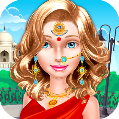 Indian Beauty Makeover Salon- Makeup, Dressup & Spa Games