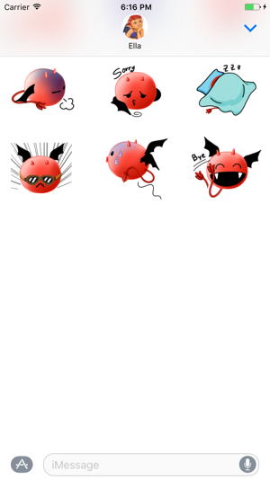 Alfie the Demon Emoji Stickers for Messages(圖4)-速報App