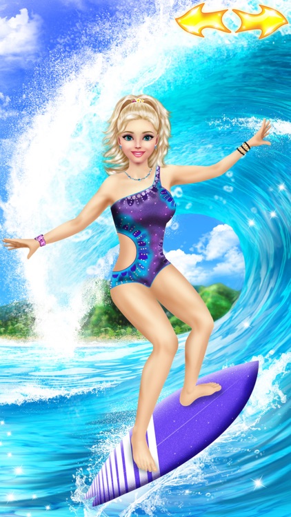 Surfer Girl Makeover: Makeup & Dress Up Kids Games screenshot-4