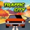 Traffic City is an endless arcade racing game