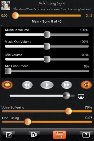 Karaoke Easy Listening Player screenshot 2