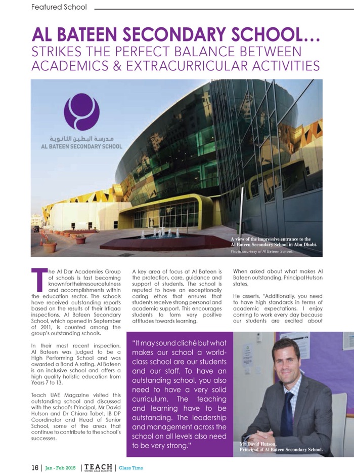 Teach Middle East Magazine