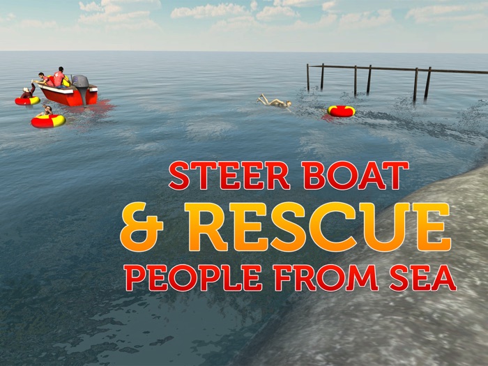 Lifeguard Rescue Boat – Sailing vessel game