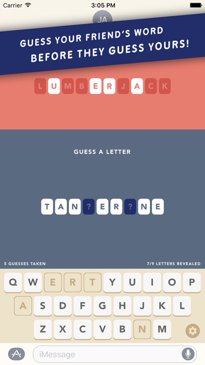 MsgMe WordGuess