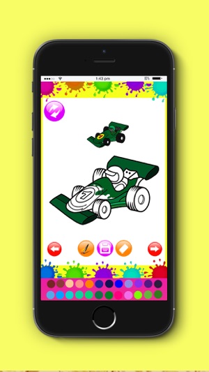 Cars Colouringbook -Kids Educational Coloring Game(圖2)-速報App