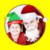 Funny Face - New Year, Christmas Photo Stickers