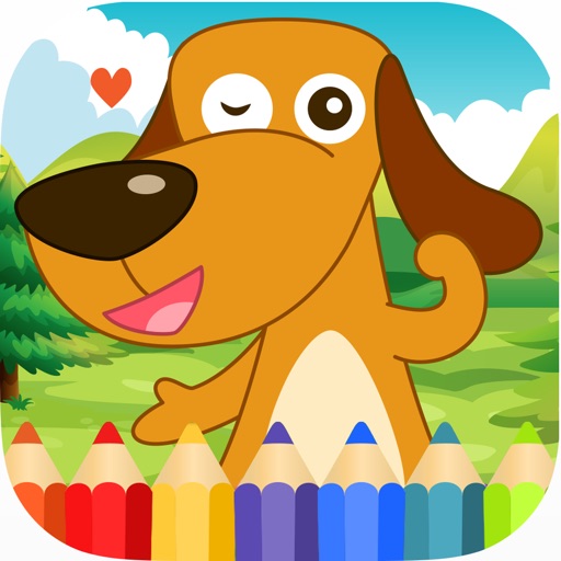 Animal Coloring Book - drawing game for kids HD iOS App