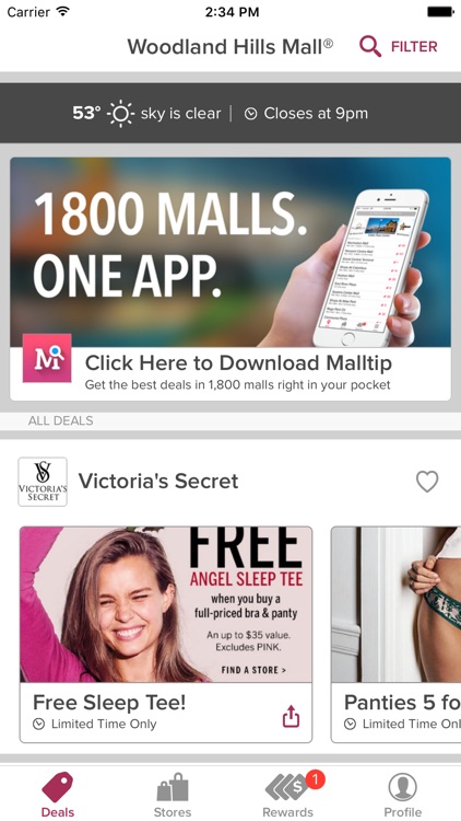 Woodland Hills Mall, powered by Malltip