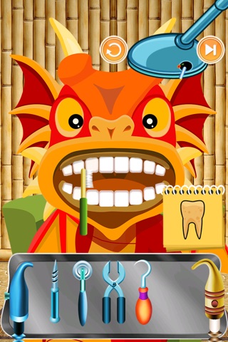 Baby Dragon Dentist Makeover Pro - virtual teeth operation game screenshot 2