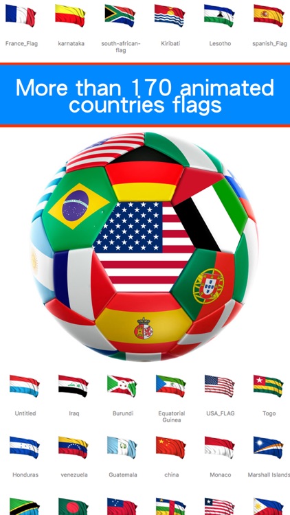 Flags Stickers of the World Countries all 3d Emoji