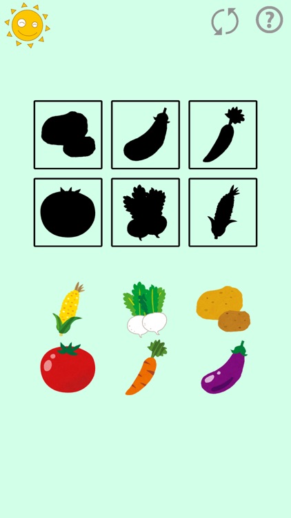 Puzzle Vegetables for Kids