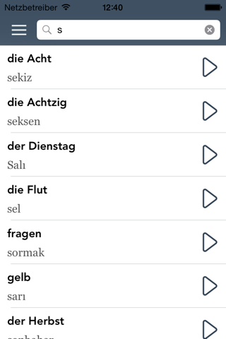 German | Turkish - AccelaStudy screenshot 3