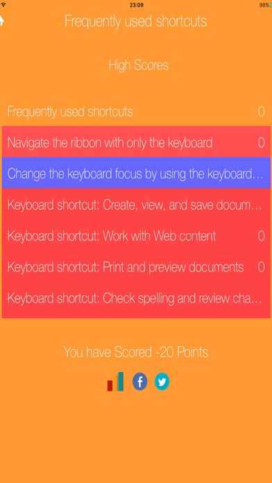 Quiz Shortcuts for MS Word 2016 screenshot 3
