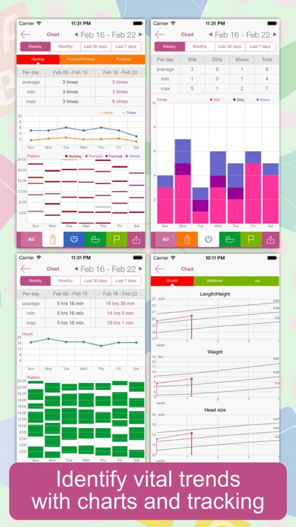 Baby Tracker (Feed timer, sleep, diaper log) screenshot-3