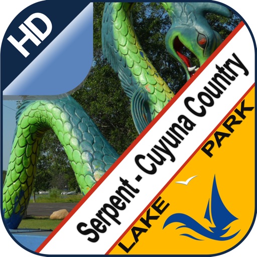 Serpent Lake and Cuyuna Contry offline GPS chart for lake and park trails icon