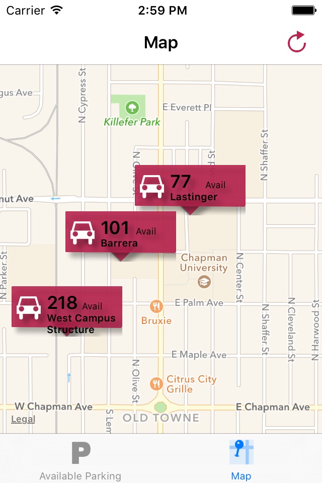 Chapman Parking screenshot 3