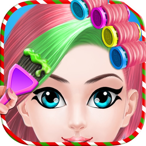 Christmas Princess Hair Salon : Virtual Hair Style icon