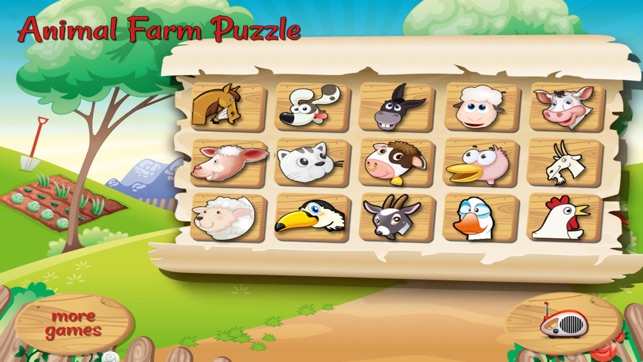 Animal Farm Puzzle for parents, kids (Pr