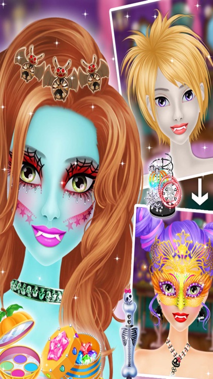 Halloween Spa Makeup Salon - Kids Game for Girls