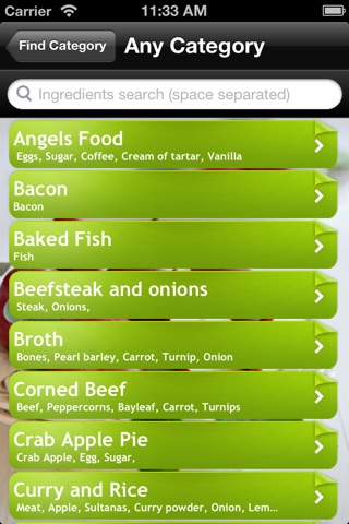 My Recipe Index HD screenshot 3