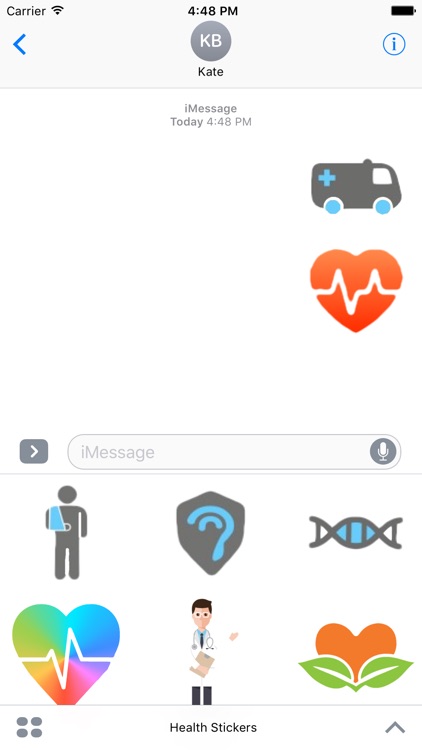 Health Stickers For iMessage