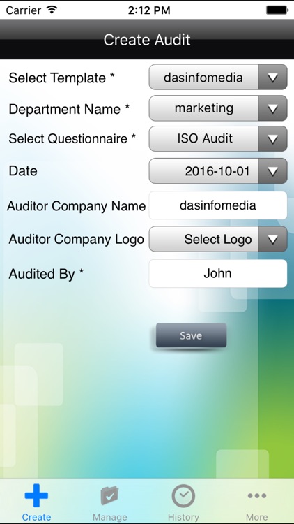 ISO 9001 Audit - ISO 14001 Audit for iPhone