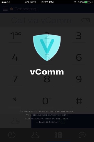 vComm screenshot 2