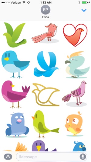 Bird stickers for iMessages(圖4)-速報App