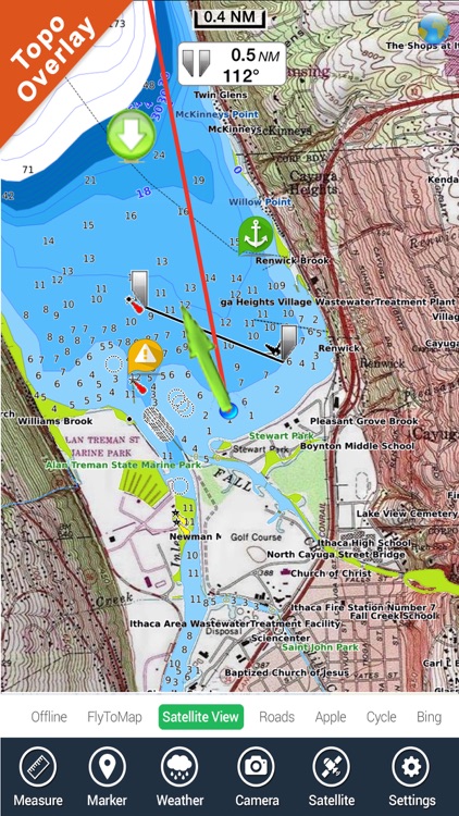 Iowa lakes - fishing gps nautical charts offline