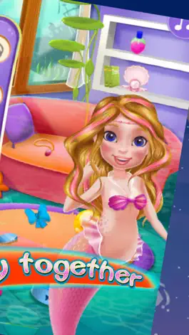 Game screenshot Красивая русалка с младенцем:бесплатные игры apk