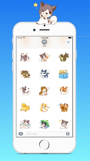 Cute Dog Sticker(圖1)-速報App