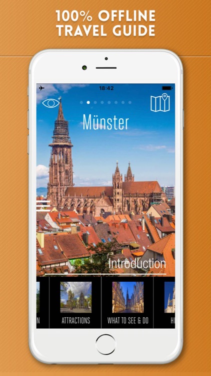 Münster Travel Guide with Offline City Street Map