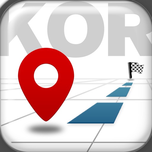 South Korea Map iOS App