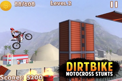 Dirt Bike Motocross Stunt Race screenshot 3