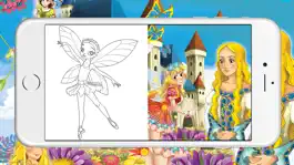 Game screenshot Solve Fairy & Princess Cartoon Coloring Book Kids apk
