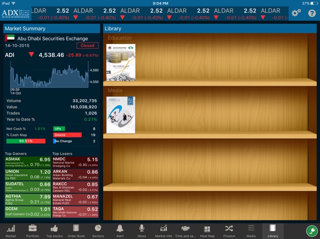 ADX Abu Dhabi Securities Exchange for iPad(圖5)-速報App