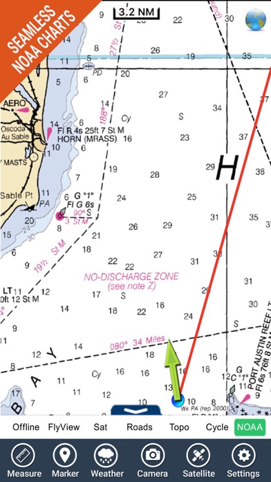 Saginaw Bay Depth Chart