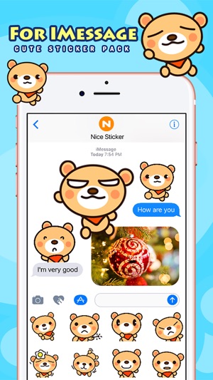 Fly Bear - Cute Stickers by NICE Sticker(圖4)-速報App