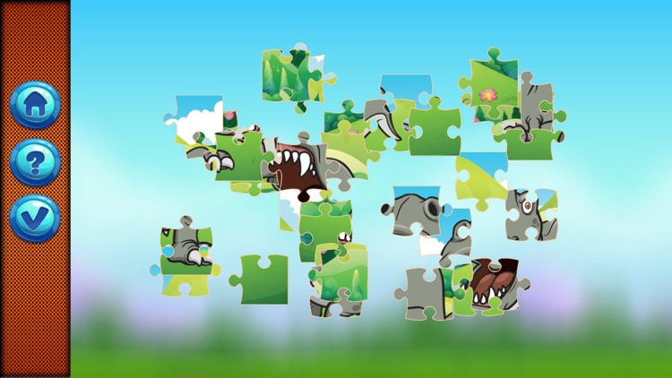 Jigsaw Puzzle Dinosaur Magic Board Fun for Kids