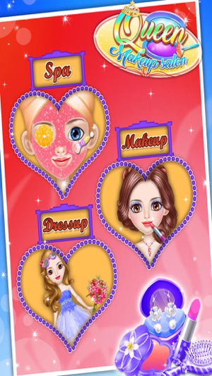 Queen Makeup Salon - Free kids game for girls(圖2)-速報App