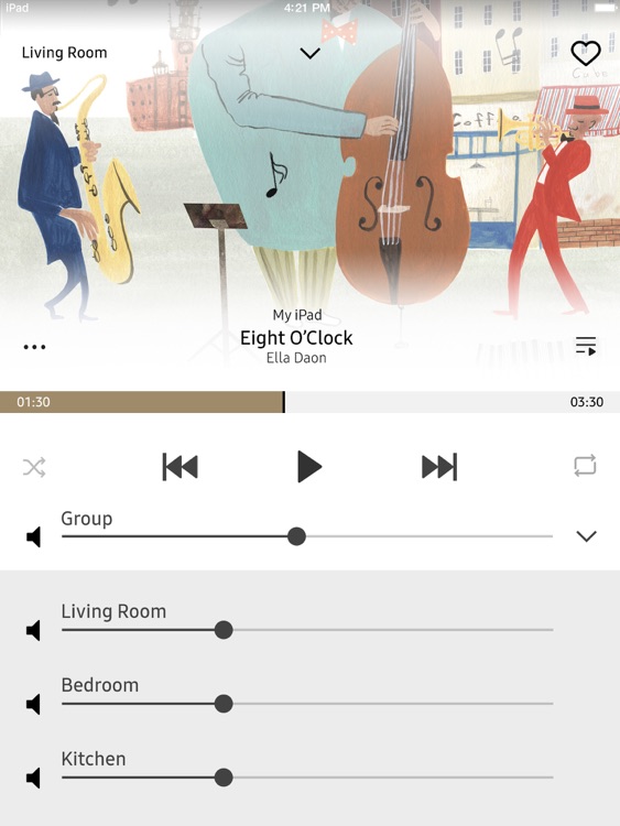 Wireless Audio : Multiroom for iPad